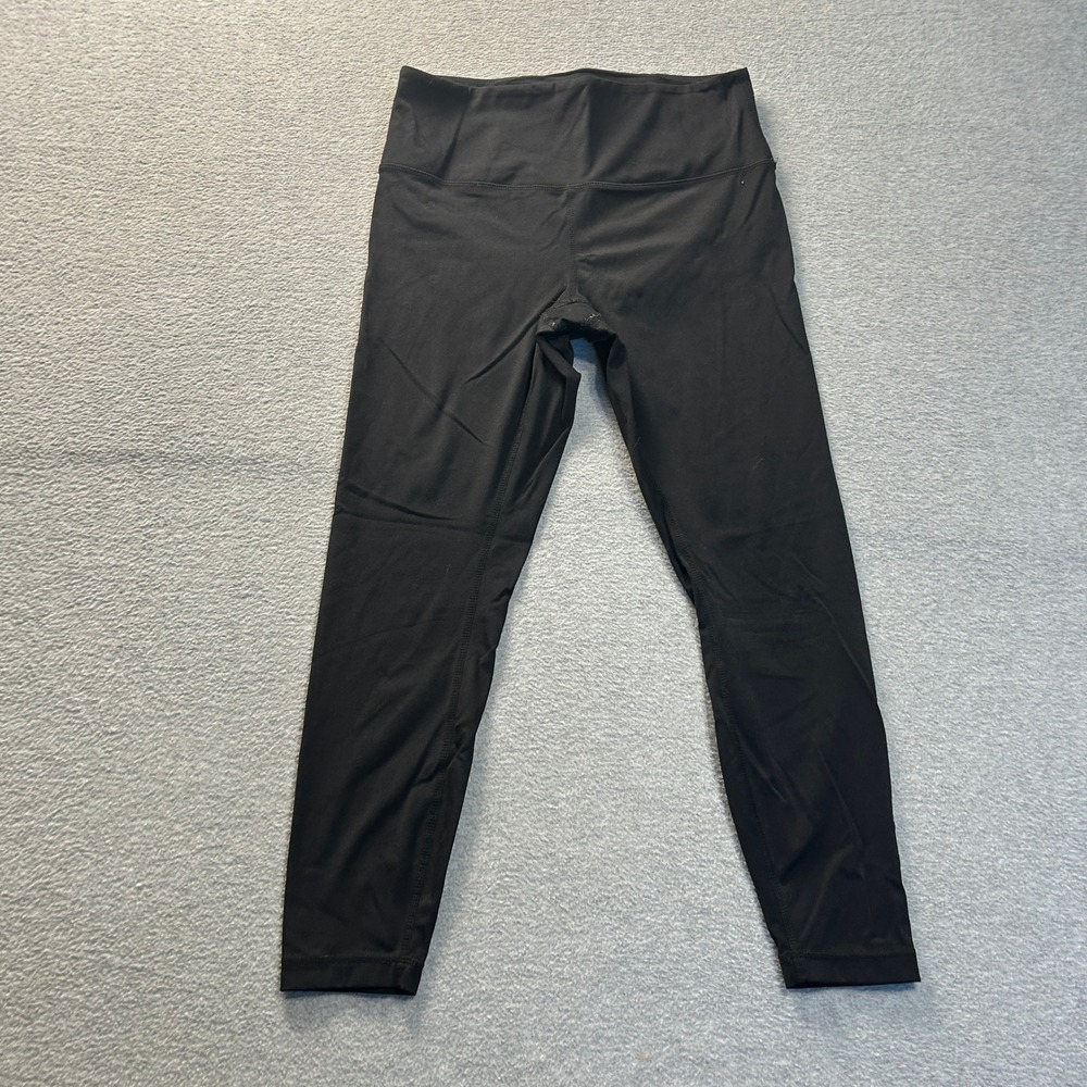 TALA High Rise Leggings Womens Large Black Short 479 Recycled Nylon Lycra